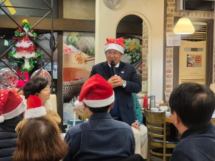 박강수 마포구청장 송년회 참석