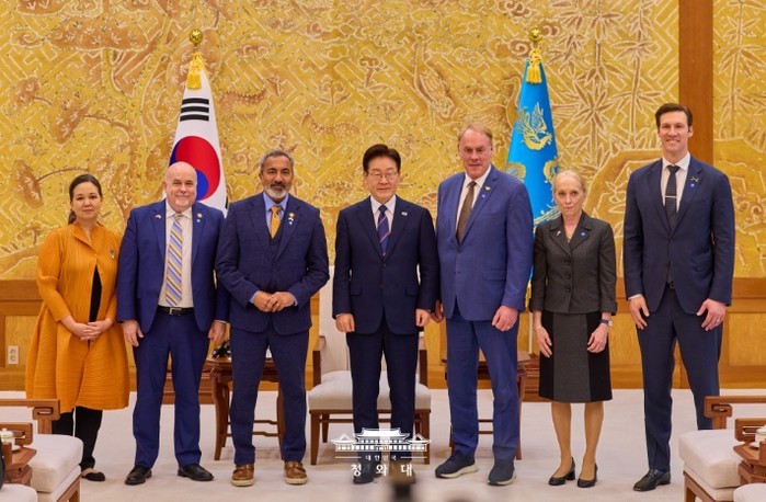 이재명 대통령, 미 하원 코리아스터디...