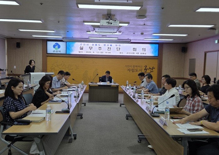 군산시, 청렴도 향상을 위한 실무추진...