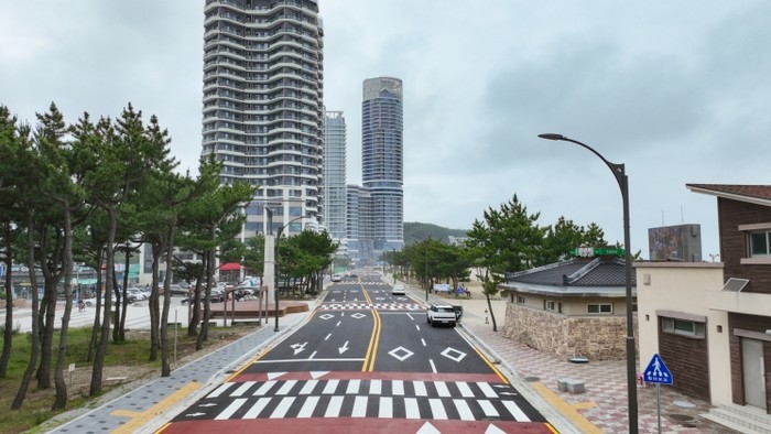 양양군, 주청리 군관리계획도로 개통 ...