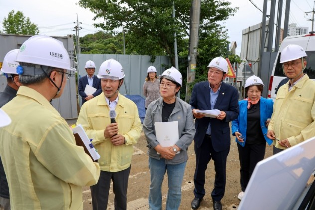 당진시의회 산업건설위원회, 장마철 침...