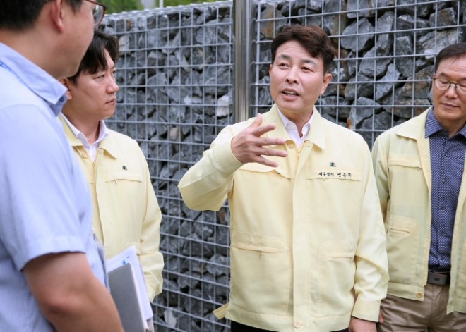 전문학 서구청장, 여름철 재난 대비 ...
