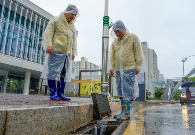 이재영 충북 증평군수, 집중호우 대비...