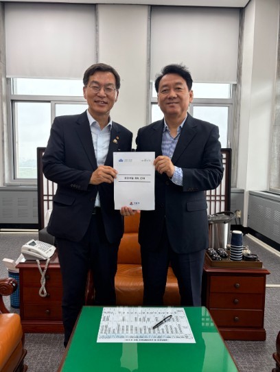 김중남 강릉시장, 지역 현안사업 건의...