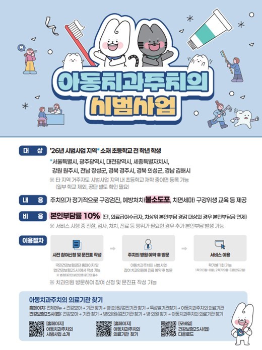 서울시, 학엔 우리아이 치아건강 챙기...