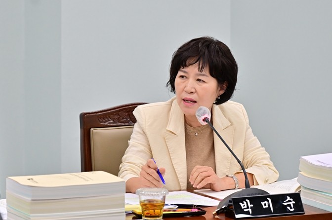부산광역시의회 박미순 의원, 설계비 ...
