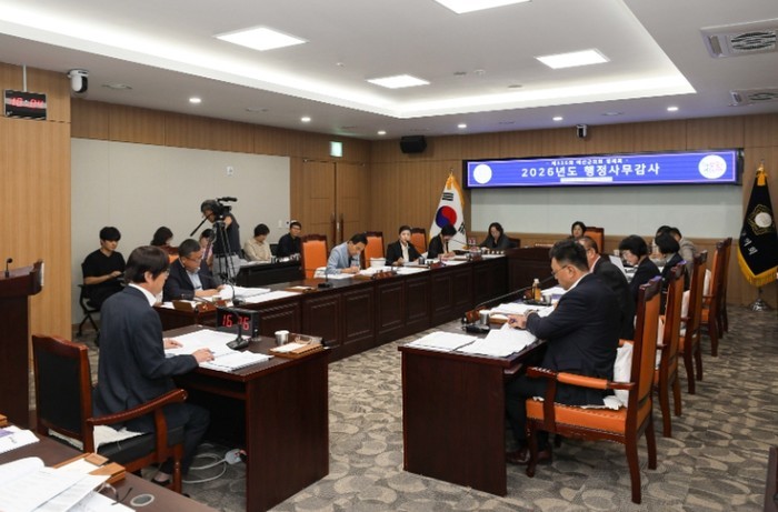 예산군의회, 행정사무감사 6일차 도시...