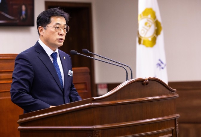 순천시의회 김재진 의원, '청...