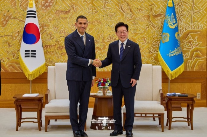 이재명 대통령, 칼둔 UAE 행정청장...