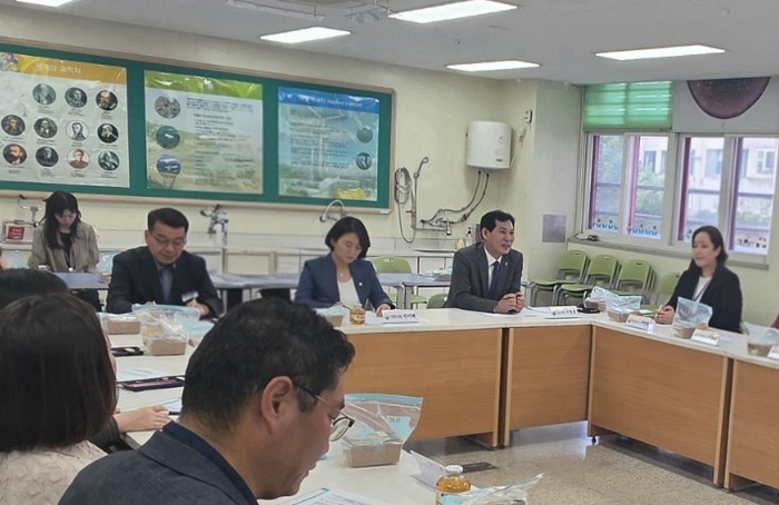 경기도의회 이영봉 의원, 호원초 급식...