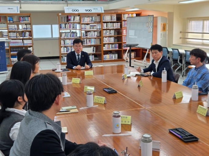 충북교육청 윤건영 교육감, 매괴여중 ...