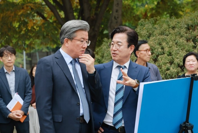허태정 시장, 유성구에서 상생공감투어...